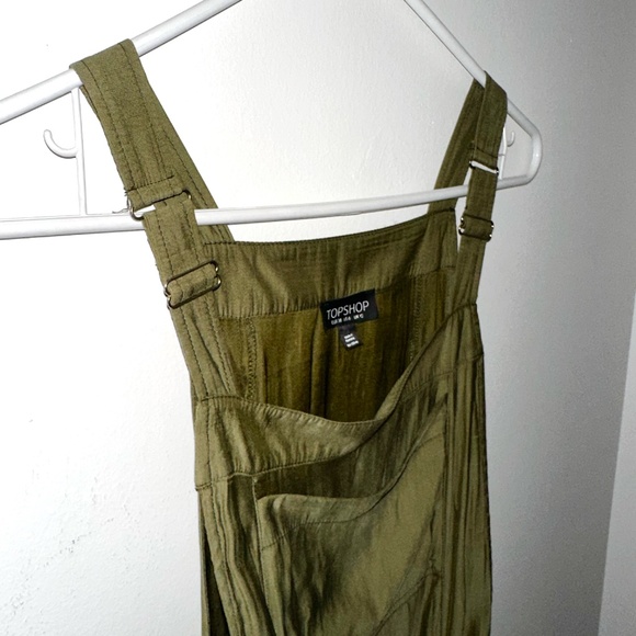 TOPSHOP Combat Inspired Midi Dress - lOve - Picture 4 of 10